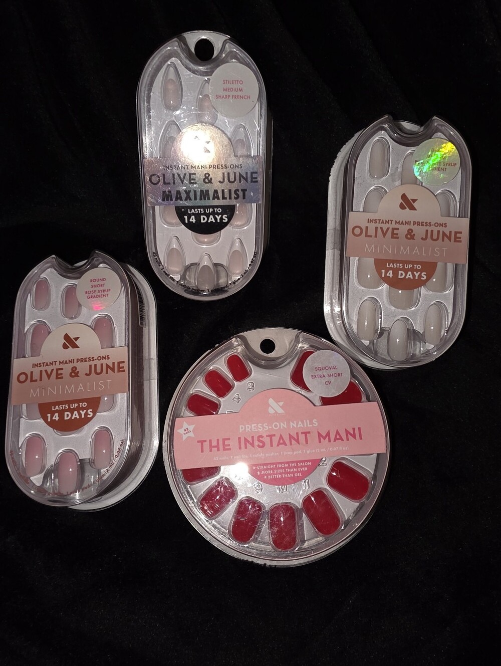 Olive & June Press-On Nail Bundle | 4 Sets‎ | NWT |